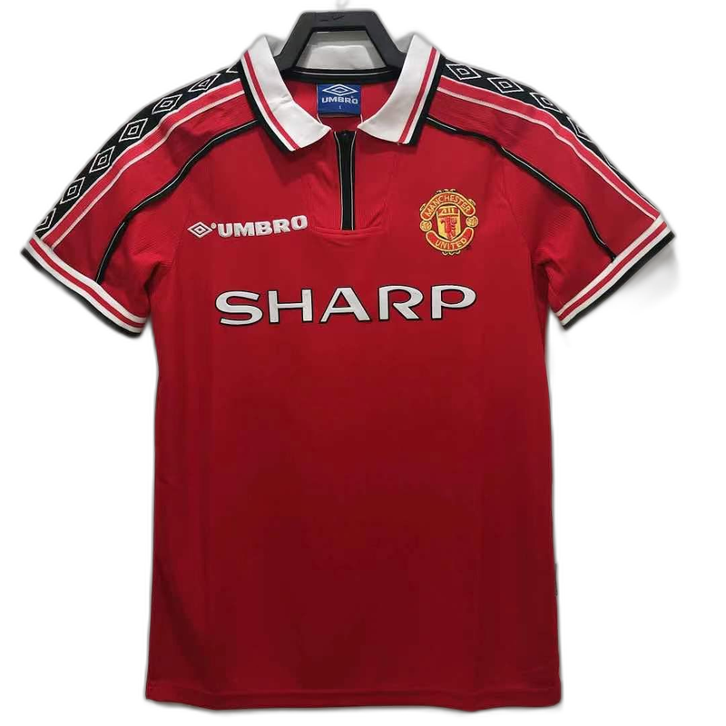 Camisa Home Manchester United 98/99 I - Versão Retrô