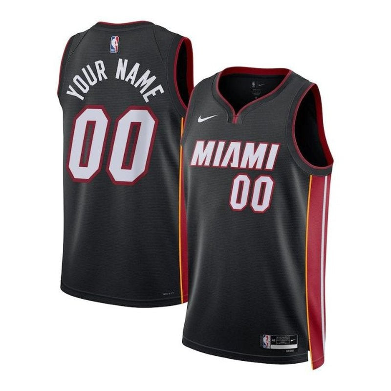 Camiseta unisex de la NBA Miami Heat 2023, negra - Edición Icon