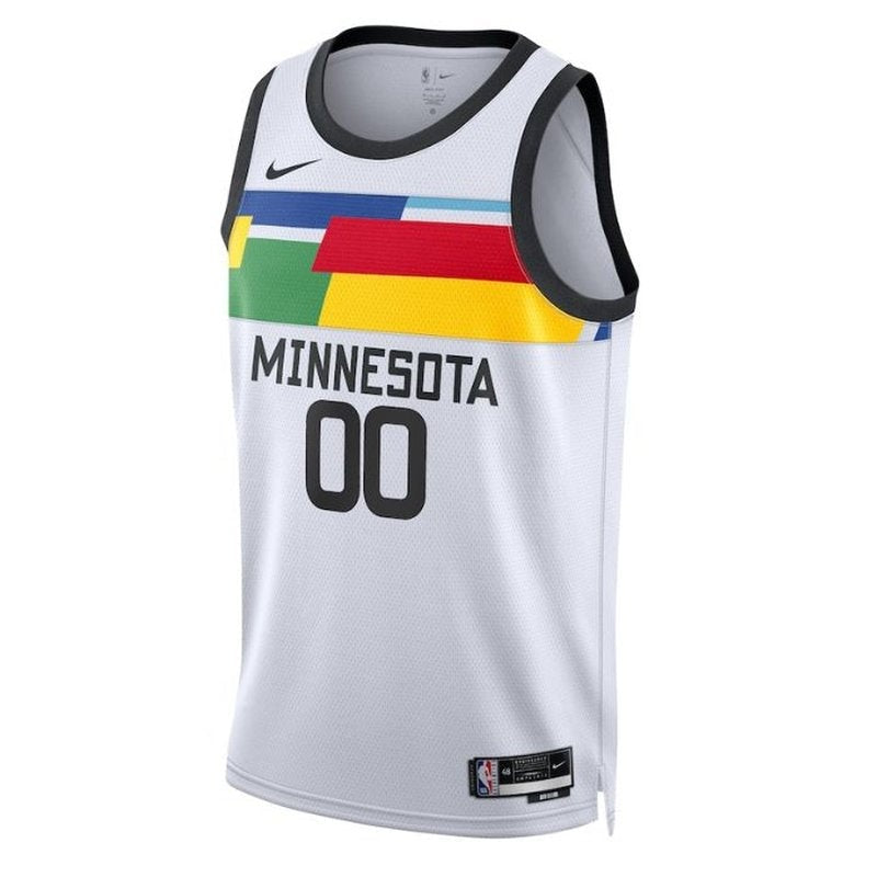 Camisa Minnesota Timberwolves NBA Unissex 2023 - Edição City - Branca