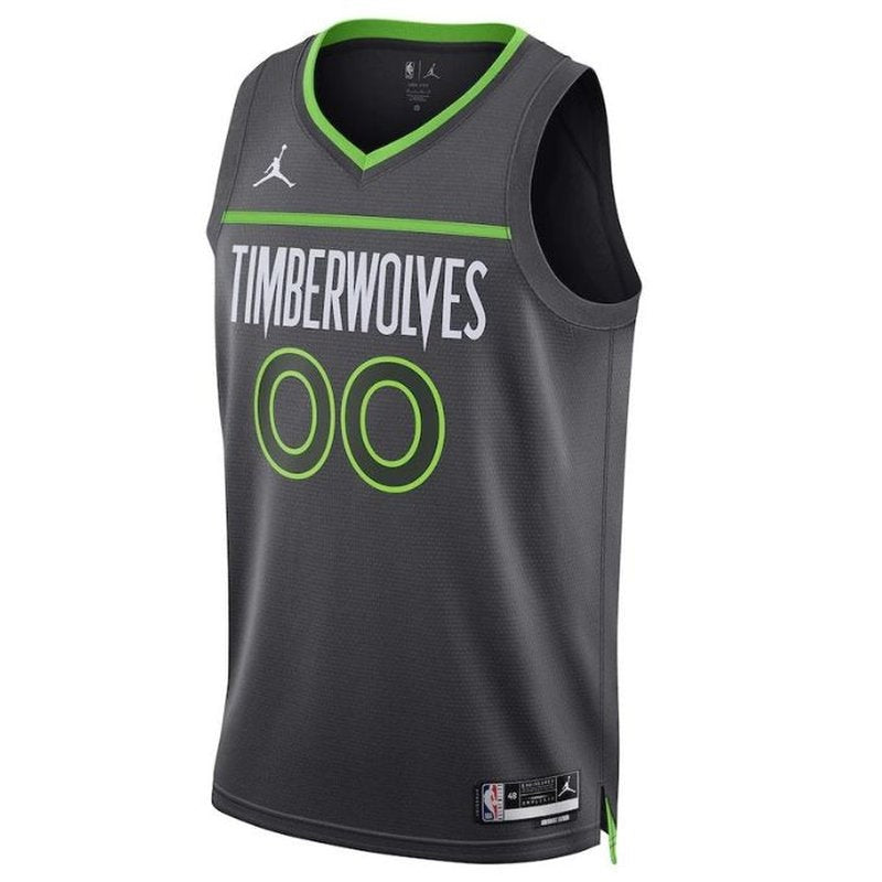 Camisa Minnesota Timberwolves NBA 2023 Unissex - Edição Statement - Preta