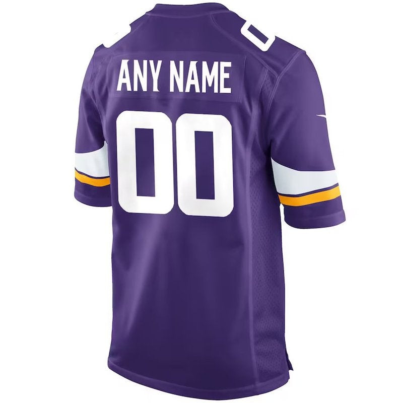 Minnesota Vikings - Camisa personalizada para jogo da NFL - Roxa