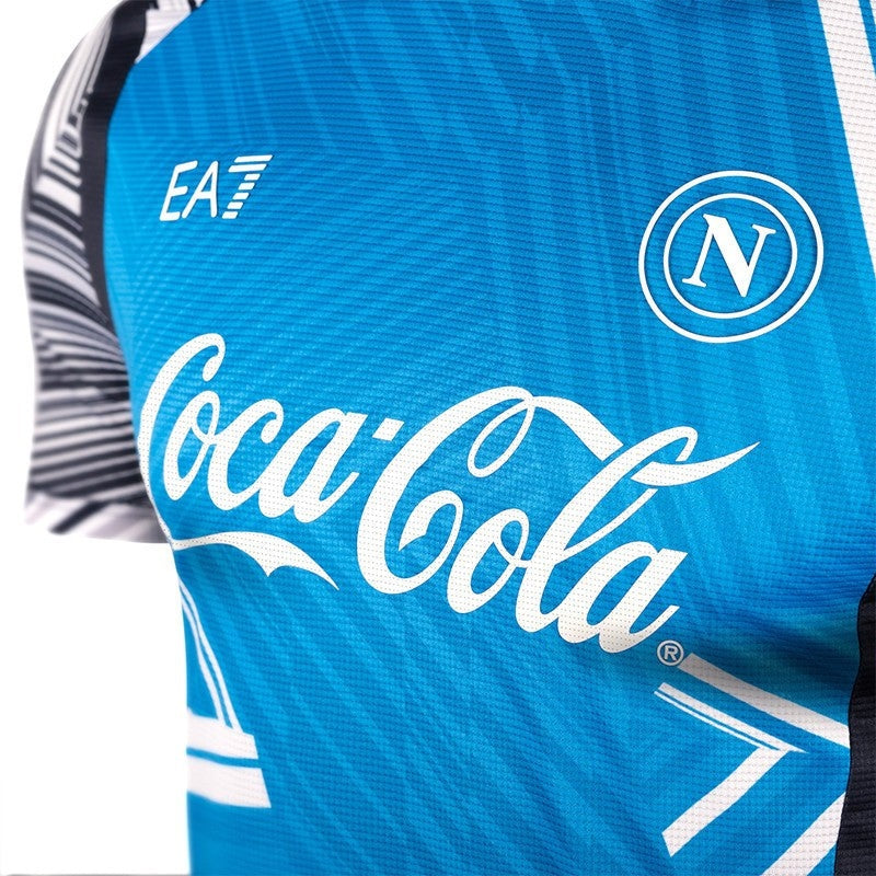 Camisa pré-jogo Napoli 24/25 - Versão Torcedor