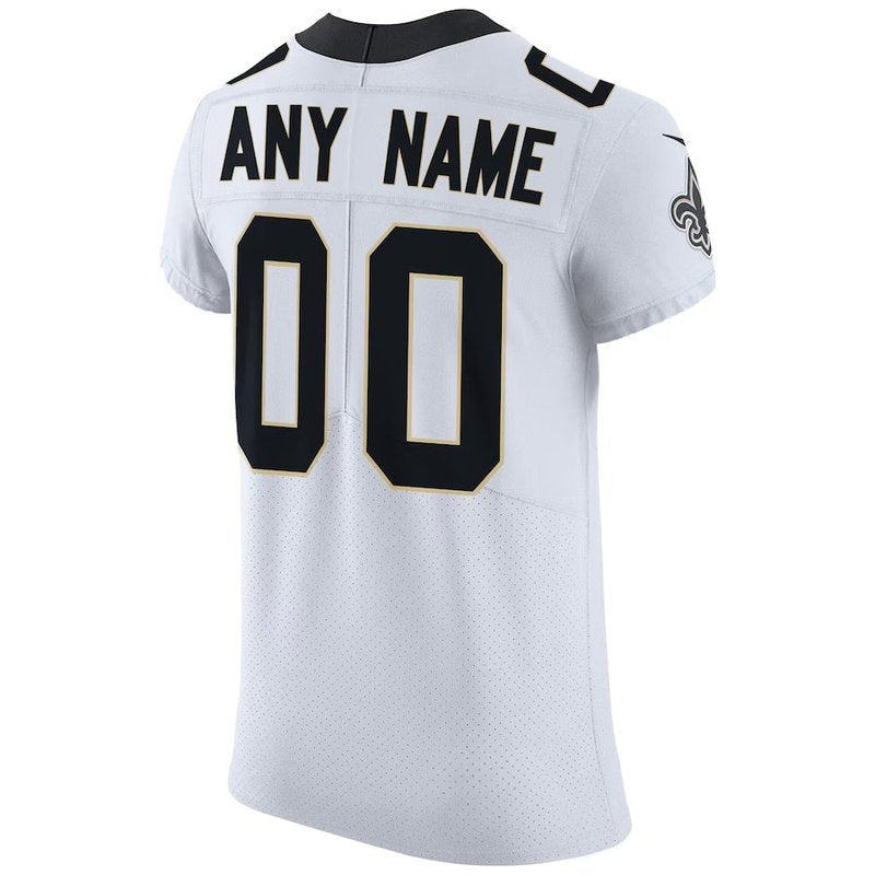 Camiseta personalizada de la NFL de los New Orleans Saints, blanca