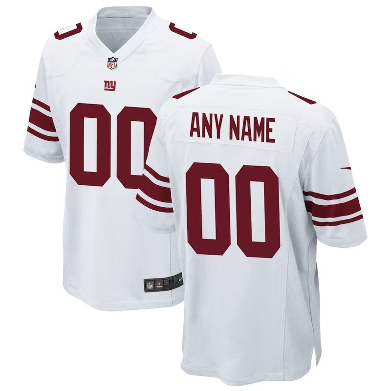 New York Giants - Camisa personalizada para jogo da NFL - Branca