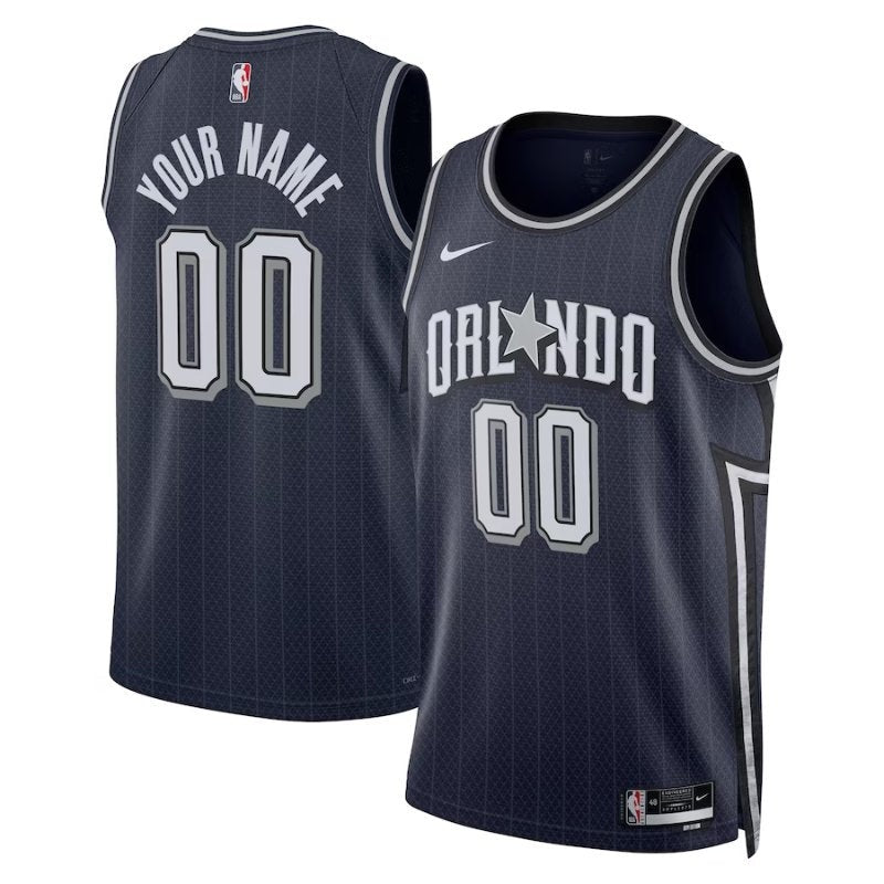 Camiseta unisex de la NBA Orlando Magic 23/24 - Azul marino - Edición City