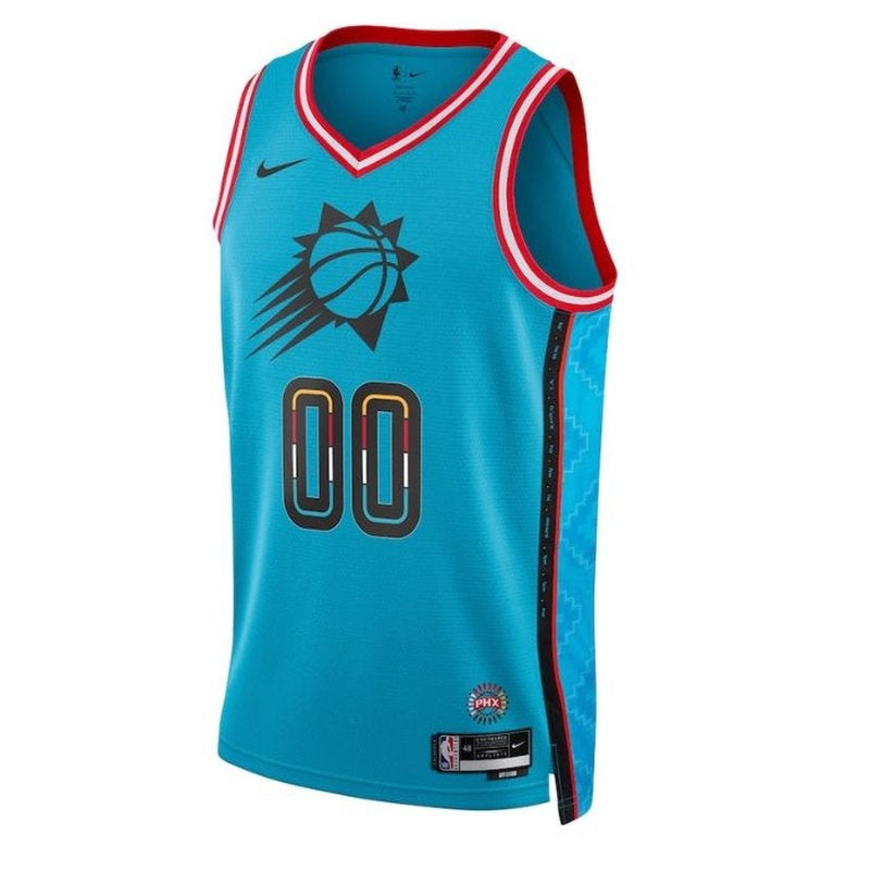 Camiseta unisex de la NBA de los Phoenix Suns 2023 - Edición Ciudad - Turquesa