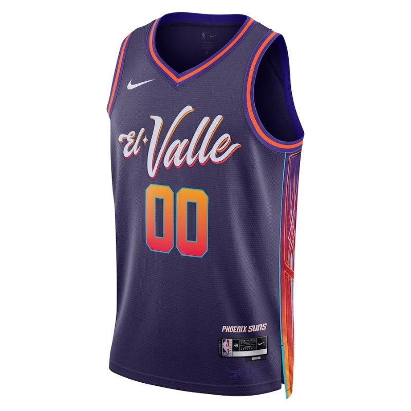 Camisa Phoenix Suns NBA Unissex 23/24 - Roxa - Edição City