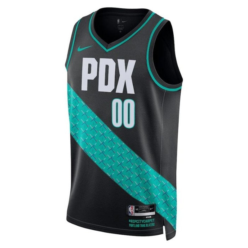 Camiseta unisex de la NBA Portland Trail Blazers 2023 - Edición City - Negra