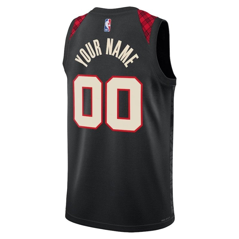 Camiseta unisex de la NBA Portland Trail Blazers 23/24 - Negra - Edición City