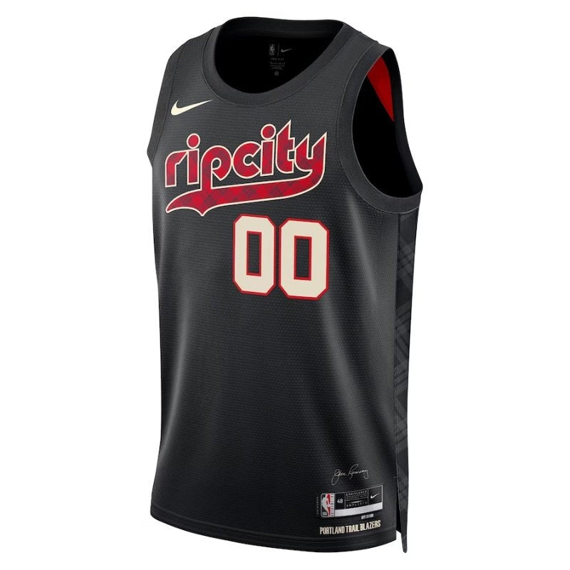 Camiseta unisex de la NBA Portland Trail Blazers 23/24 - Negra - Edición City