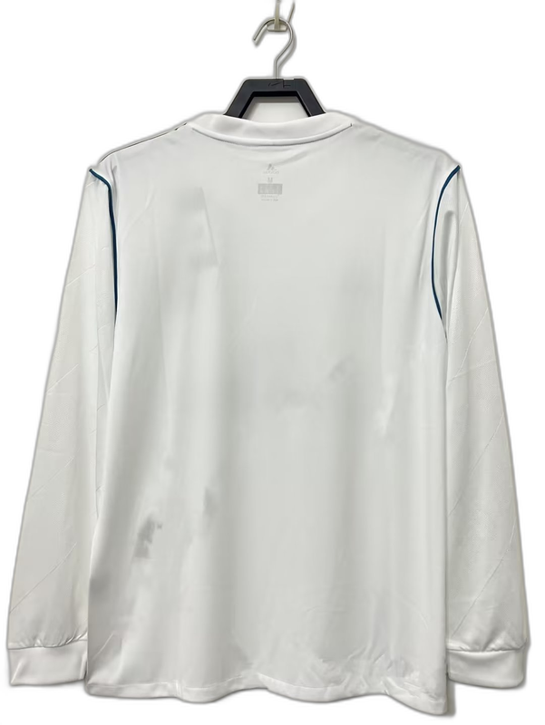 Camisa Real Madrid 17/18 I Home - Manga Longa Versão Retro