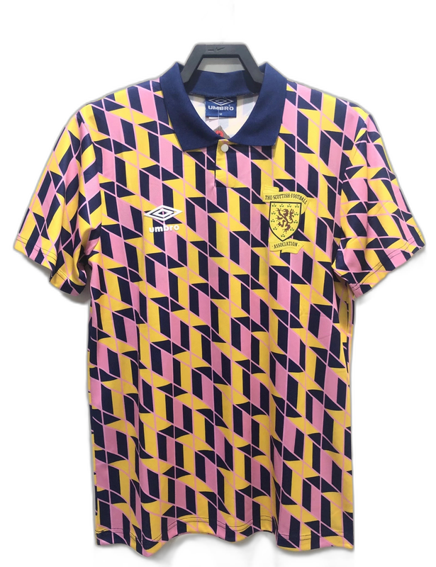 Camiseta amarilla de Escocia 88/89 - Versión retro