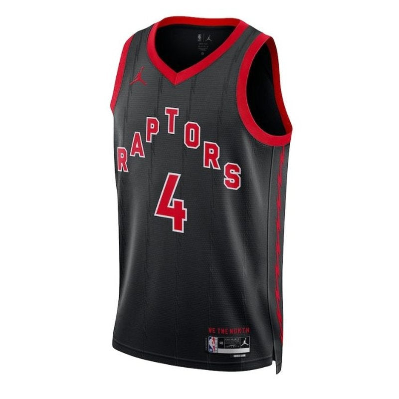 Camisa Scottie Barnes Toronto Raptors 2023 NBA - Edição Statement - Preta