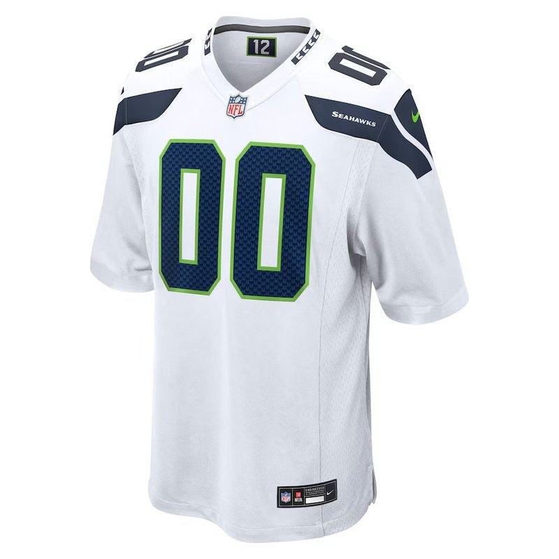 Seattle Seahawks - Camisa personalizada para jogo da NFL - Branca