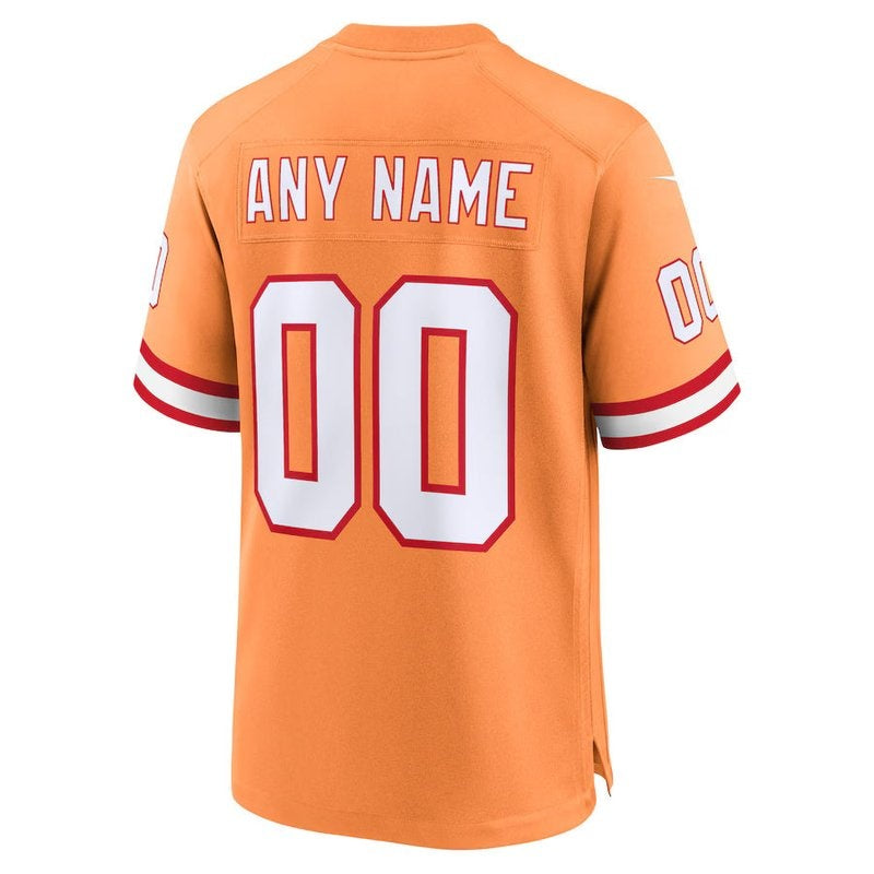 Camiseta retro personalizada de la NFL de los Tampa Bay Buccaneers - Naranja