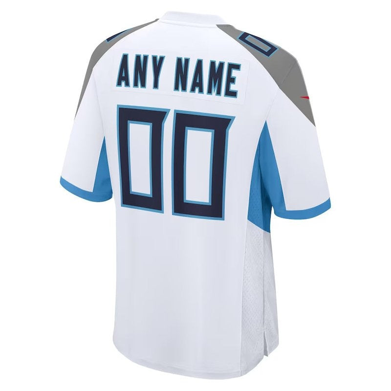 Tennessee Titans - Camisa de jogo personalizada da NFL - Branca