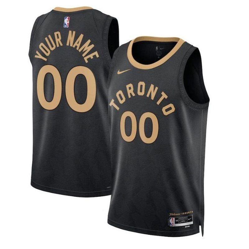 Camisa NBA Toronto Raptors Unissex 2023 - Edição City - Preta