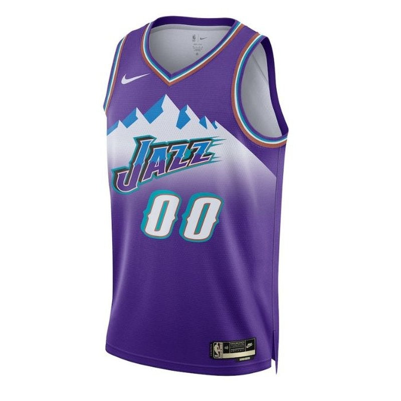 Camisa NBA Utah Jazz Unissex 2023 - Edição Clássica - Roxa