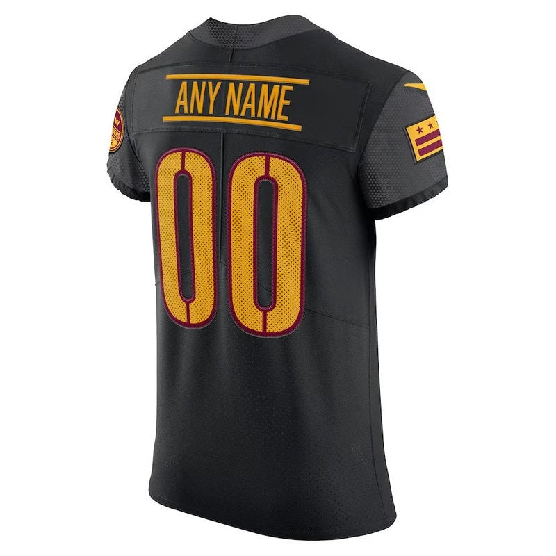 Camiseta personalizada alternativa de la NFL de los Washington Commanders - Negra