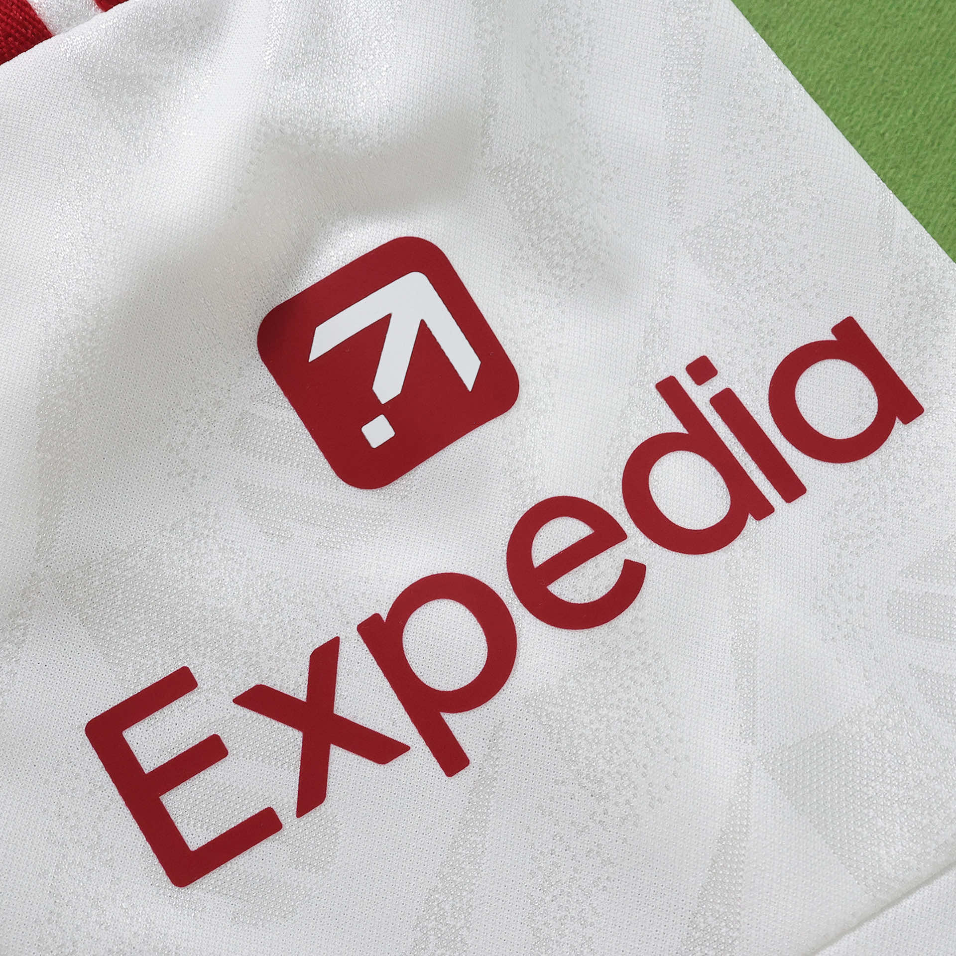 Liverpool 26/27 Away Player Jersey - Expedia sleeve sponsor detail