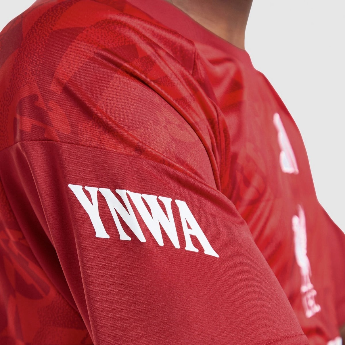 Liverpool 26/27 Pre Match Jersey - YNWA sleeve detail