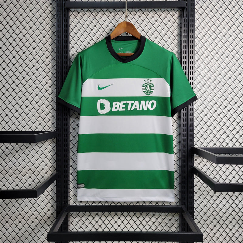 Imagem do produto Camisa Sporting Home  23/24 - Nike Torcedor Masculina - Lançamento com entrega para brasileiros no Reino Unido