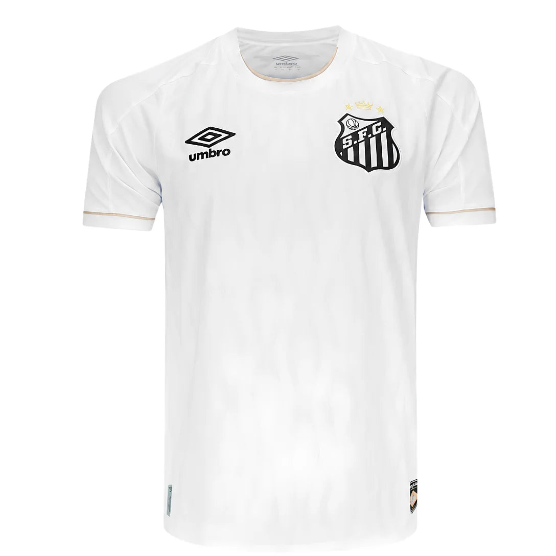 Camiseta de Charlie Brown Jr. Santos 24/25 - Negra - Versión para aficionados 