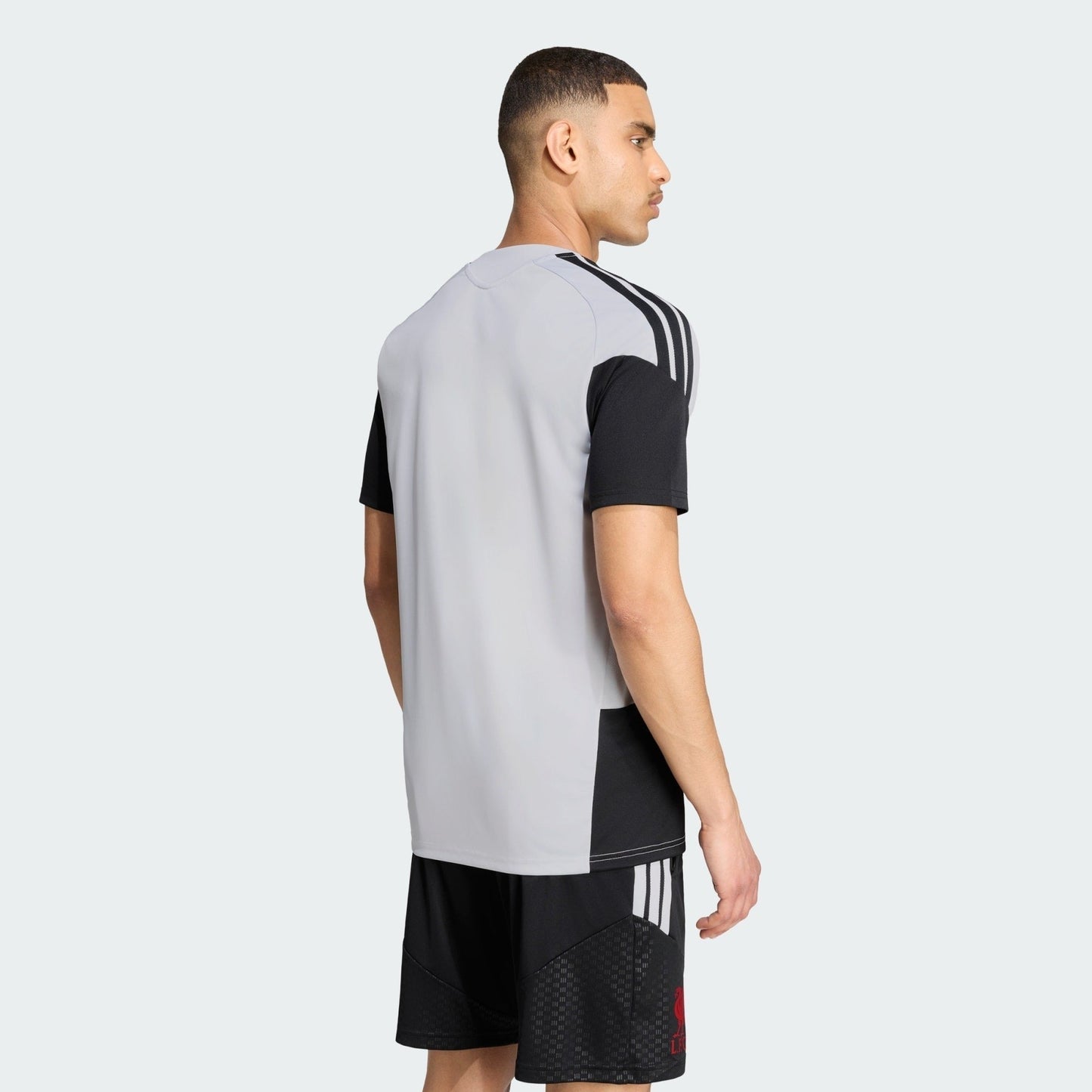 Liverpool 26/27 Training Jersey Grey - worn by model back