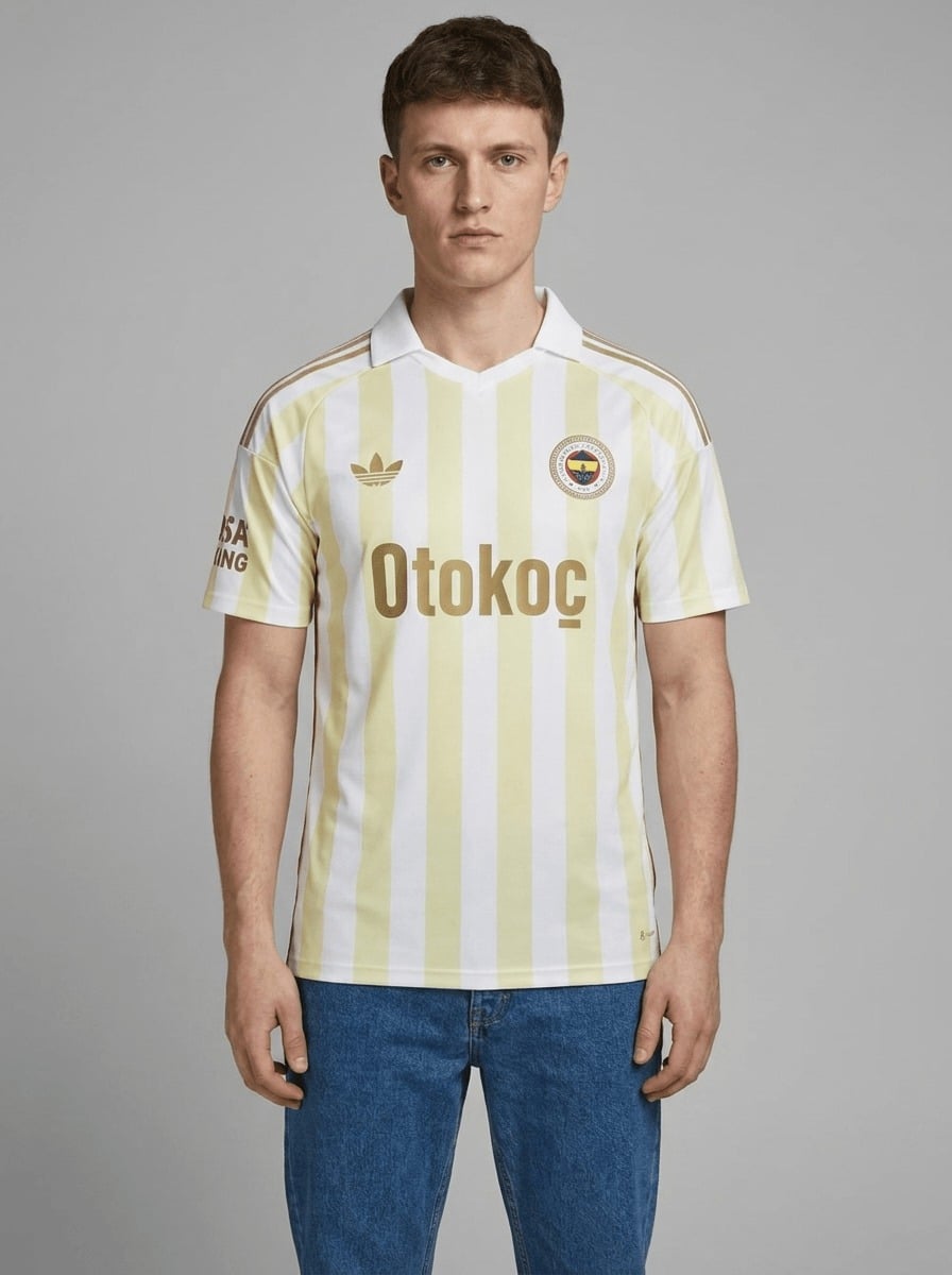 Fenerbahce 26/27 Away Player Jersey - worn by model front