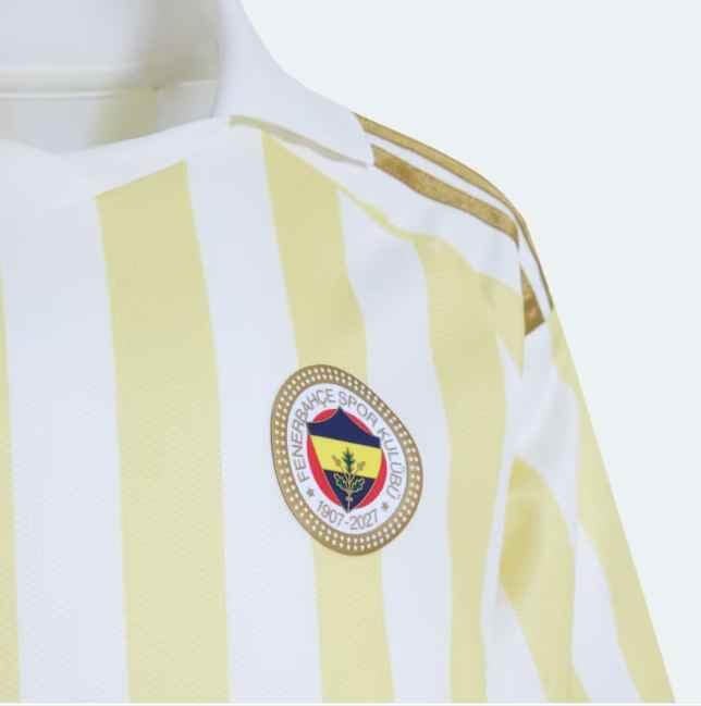 Fenerbahce 26/27 Away Player Jersey - centenary crest close-up