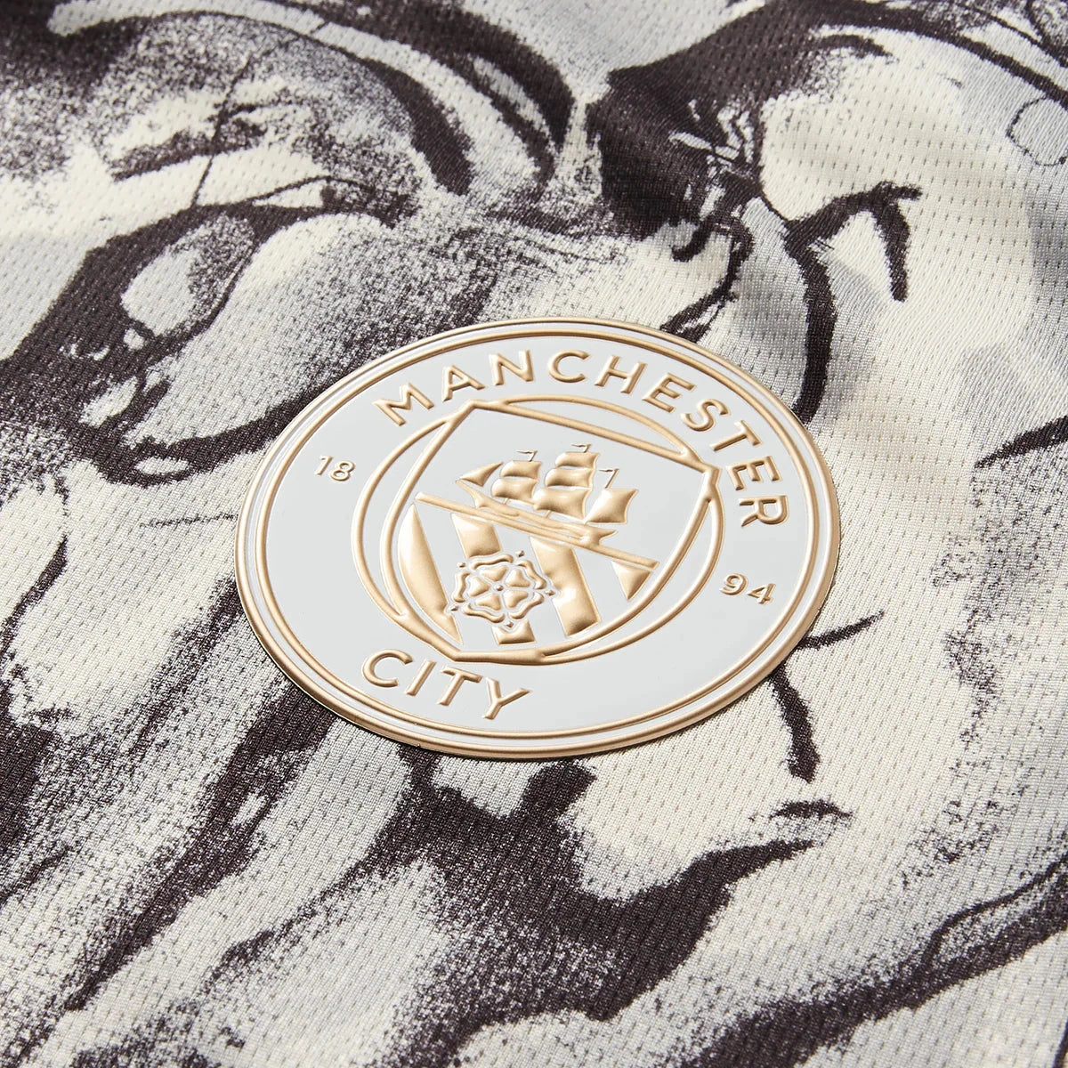 Manchester City 25/26 Year of the Horse Jersey - crest and horse print detail