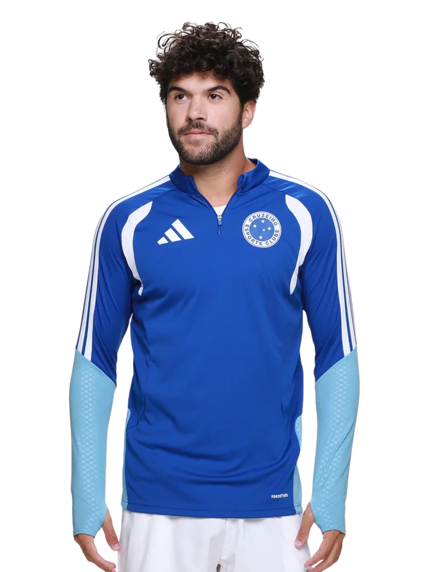PRE-ORDER Cruzeiro Adidas 26/27 Training Shirt Men's, Long Sleeve - Blue