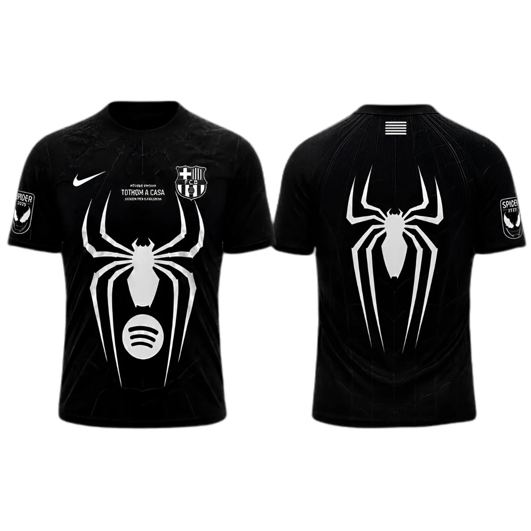 Barcelona x Spider Man Special Edition Jersey 2026 - Black