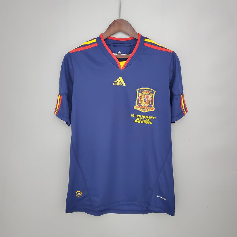 Imagem do produto Camisa Espanha Reserva 2010 - Versão Retro com entrega para brasileiros no Reino Unido