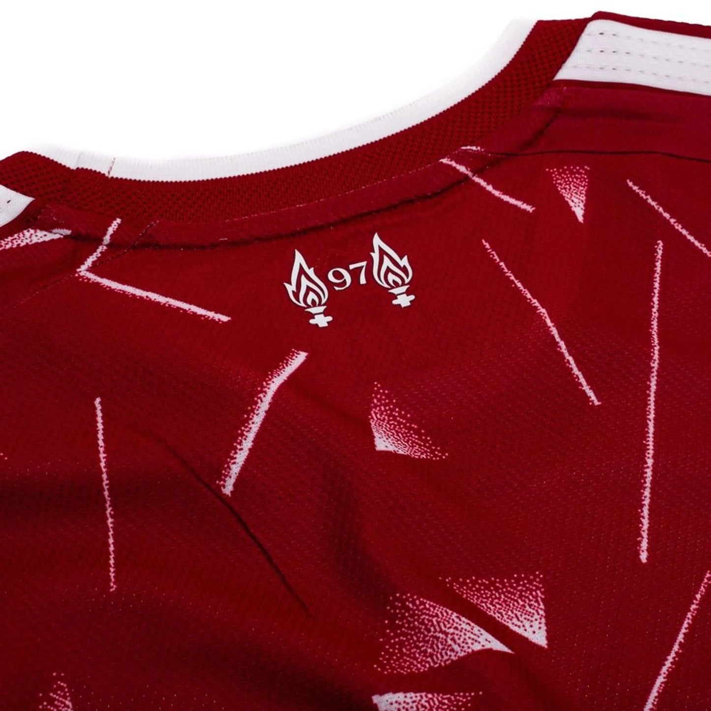 Liverpool 26/27 Home Player Jersey - 97 memorial flames detail