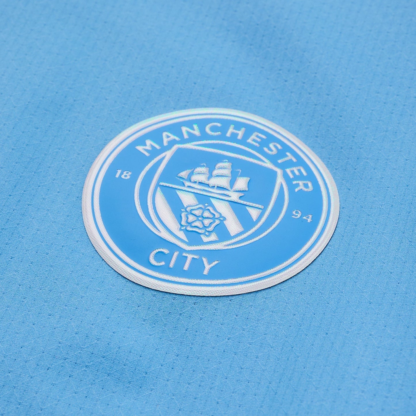 Manchester City 26/27 Home Player Jersey - crest detail