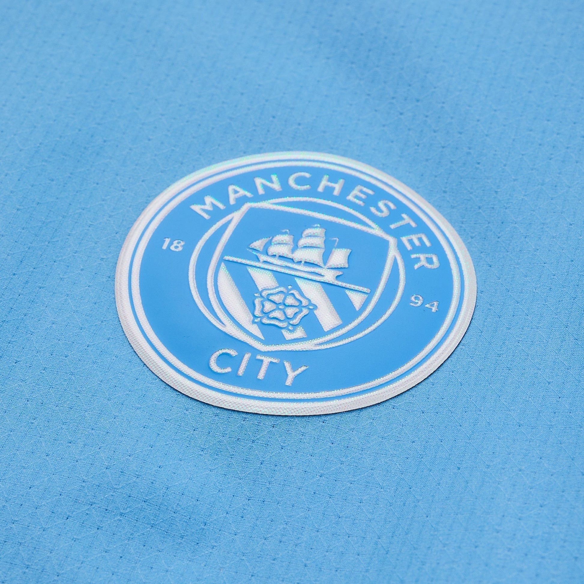 Manchester City 26/27 Home Player Jersey - crest detail