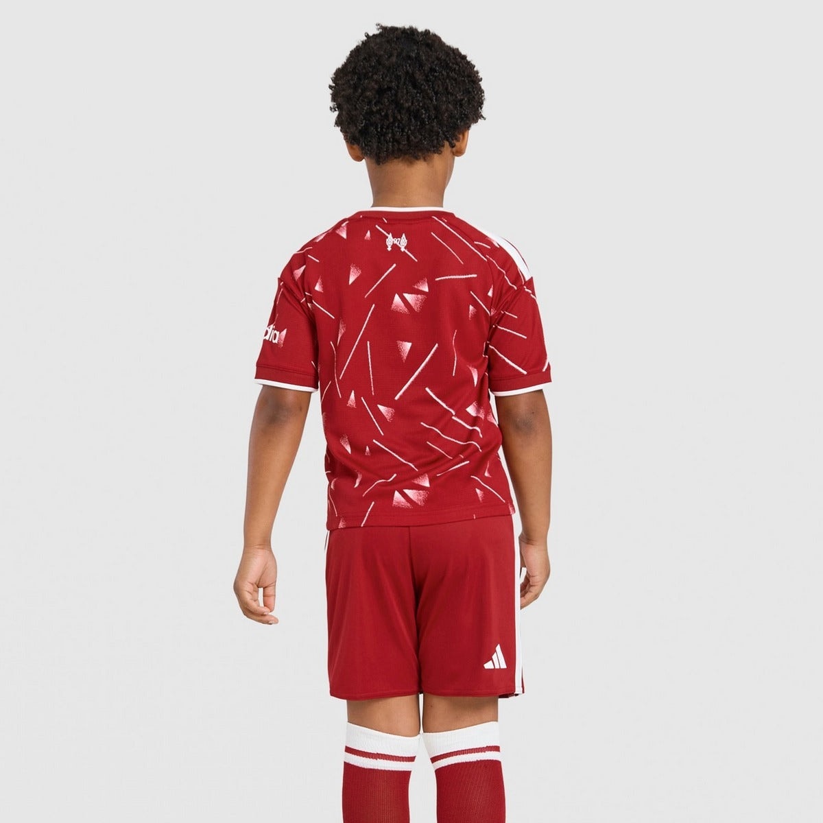 Liverpool 26/27 Home Kids Kit - worn by model back