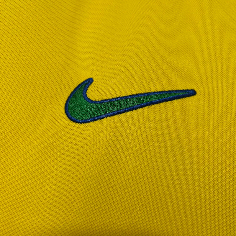 Camiseta de local de Brasil 1998 I - Versión retro