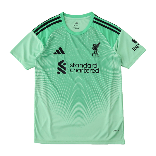 Liverpool 25/26 Goalkeeper Green Jersey - front
