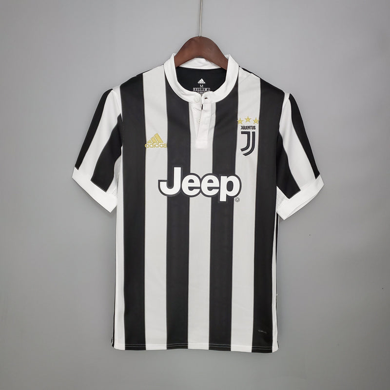 Imagem do produto Camisa Juventus Titular 17/18 - Versão Retro com entrega para brasileiros no Reino Unido