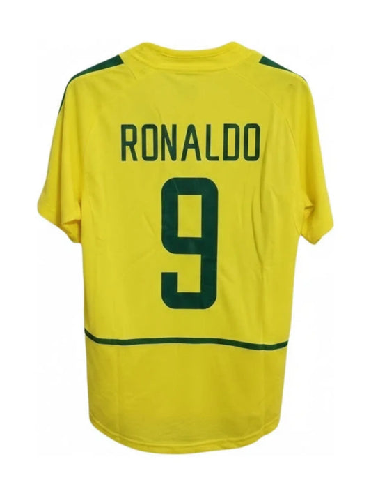 Brazil 2002 I Home Jersey Retro - Ronaldo