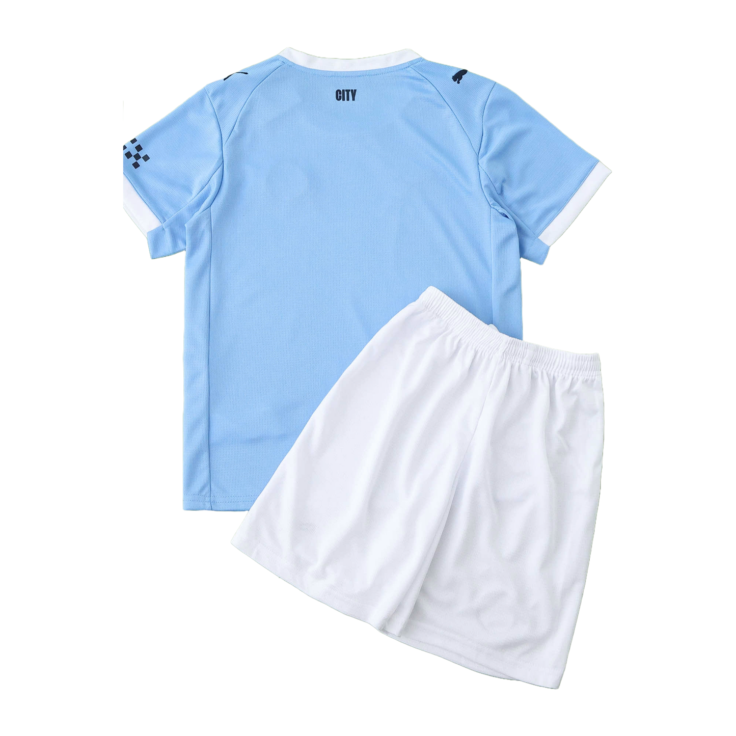 Manchester City 25/26 Home Kids Kit - shirt and shorts back