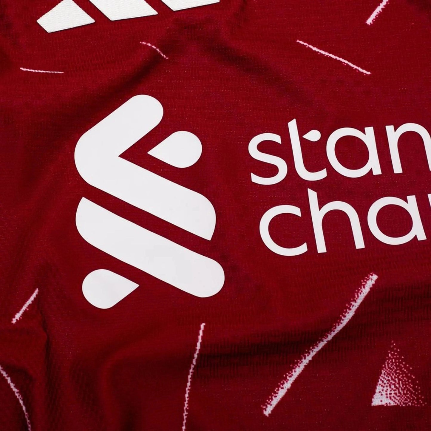 Liverpool 26/27 Home Player Jersey - Standard Chartered sponsor detail