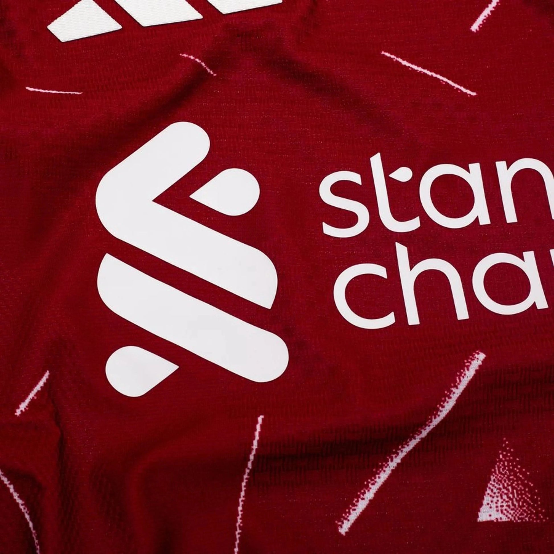 Liverpool 26/27 Home Player Jersey - Standard Chartered sponsor detail