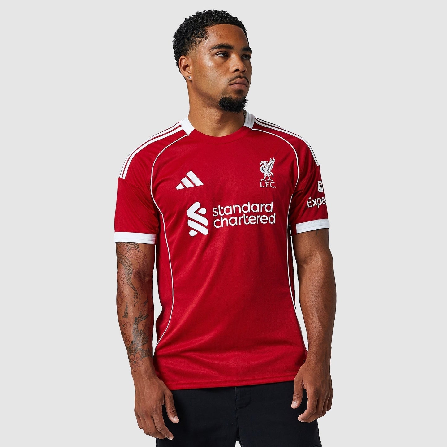 Liverpool 25/26 Home Jersey - worn by model front