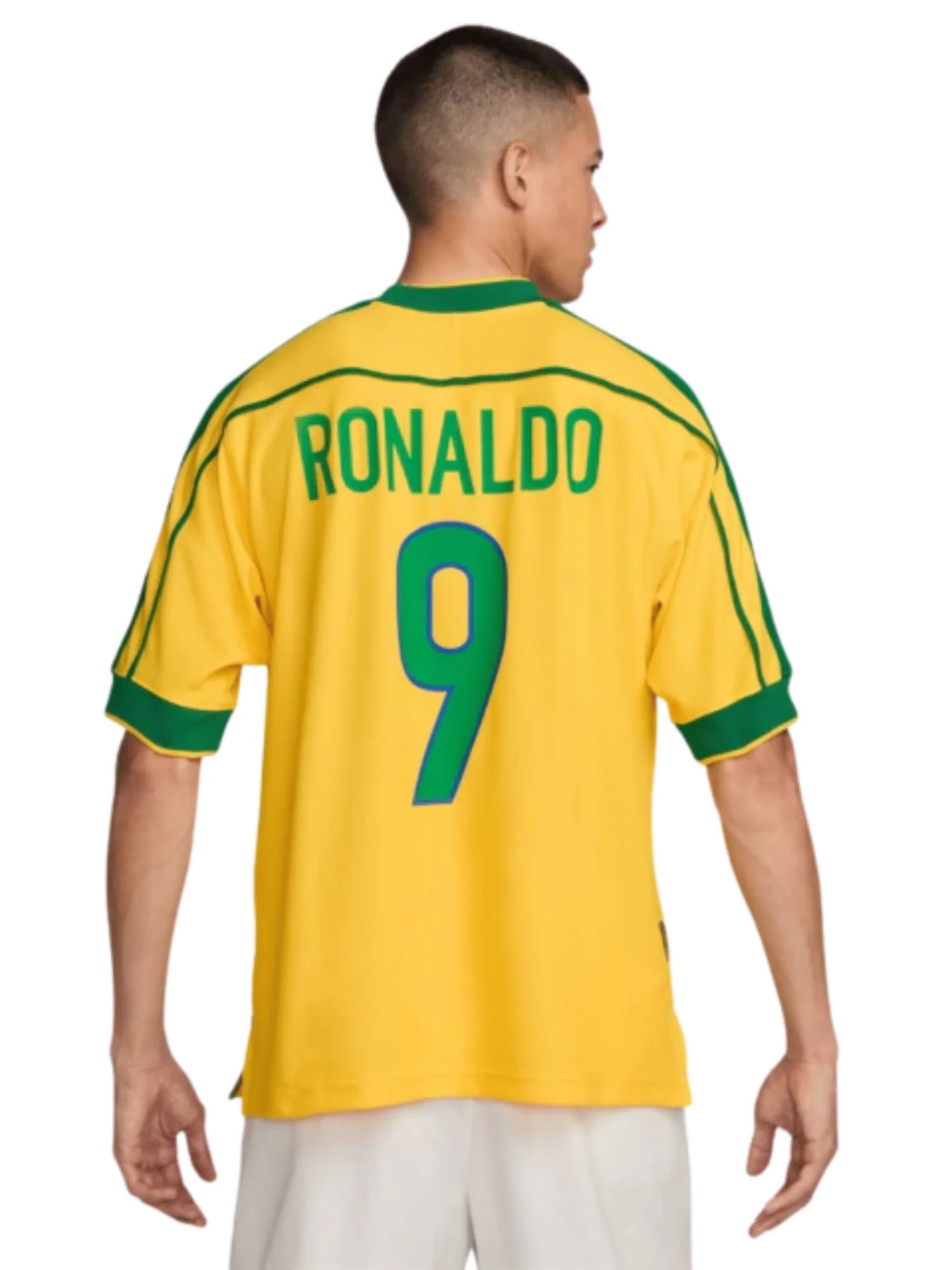 Brazil 1998 I Home Jersey Retro - RONALDO 9