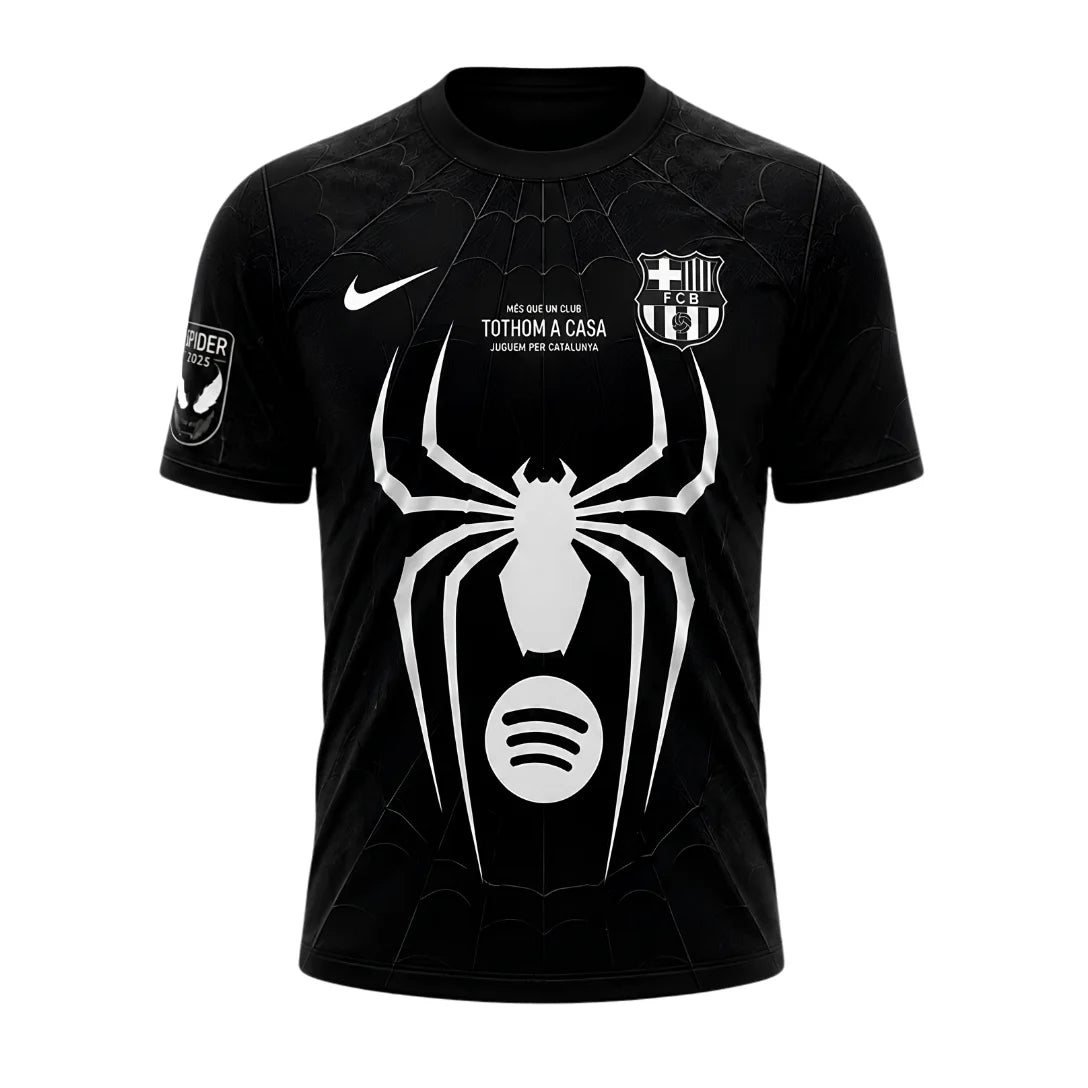 Barcelona x Spider Man Special Edition Jersey 2026 - Black