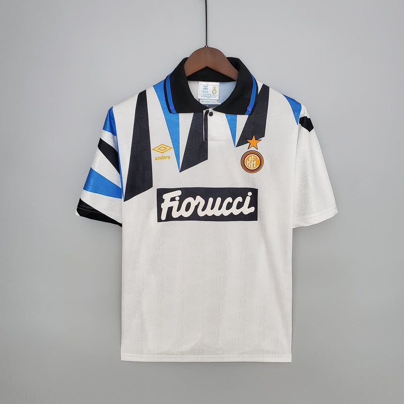 Imagem do produto Camisa Inter de Milão Reserva 92/93 - Versão Retro com entrega para brasileiros no Reino Unido