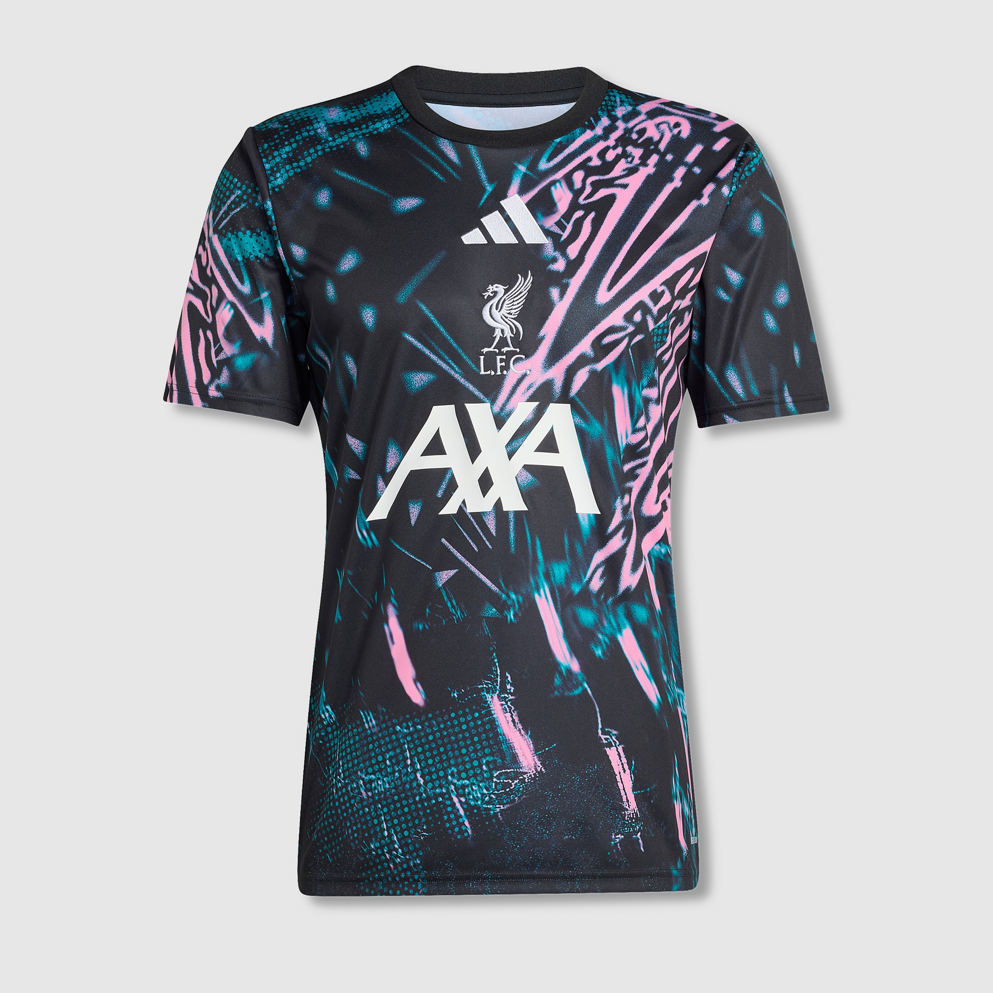 Liverpool 25/26 Pre Match Neon Jersey - front